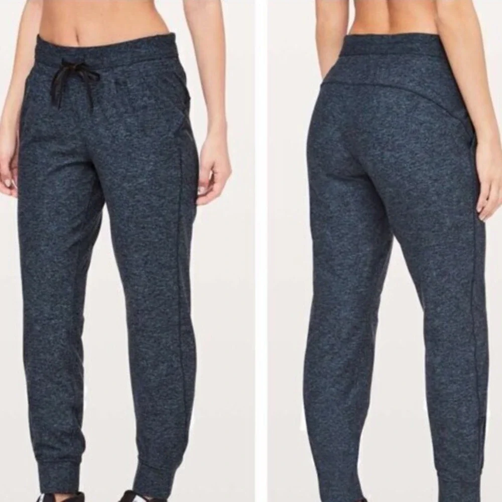 Lululemon Ready To Rulu Jogger Sweatpants Yoga Gym Heather blue 29